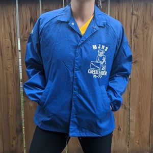 Vintage 1979s cheerleader windbreaker jacket